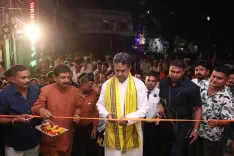 CM Manik Saha kicks off Durga Puja pandal tour in Agartala