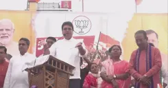 CM Manik Saha leads 'Save Democracy' padayatra in Tripura