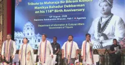 CM Manik Saha marks 118th birth anniversary of Maharaja Bir Bikram