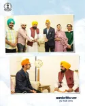 CM Mann Meets Punjab's World Junior Badminton Bronze Medallist