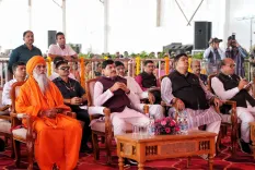 CM Mohan Yadav Attends Mann Ki Baat 138 at Mahakal Temple