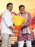 CM Mohan Yadav attends Vijayawada Utsav, honours winners