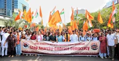 CM Mohan Yadav Backs ABVP Rally in Bhopal Against 'Anarchy'