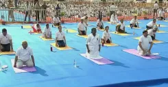 CM Mohan Yadav Hosts Yoga Day Event With President Murmu in Jabalpur