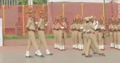 CM Mohan Yadav leads Police Smriti Divas parade in Bhopal