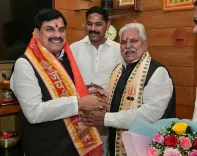 CM Mohan Yadav Meets Bihar Assembly Speaker in Bodh Gaya