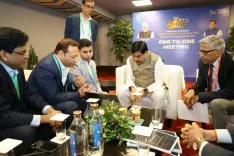 CM Mohan Yadav meets Della Group's Jimmy Mistry at MP Urban Conclave