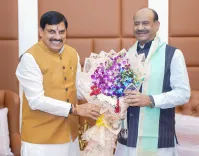 CM Mohan Yadav Meets Lok Sabha Speaker Om Birla in Delhi