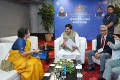 CM Mohan Yadav Meets NITI Aayog Advisor at MP Urban Conclave