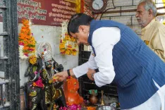 CM Mohan Yadav Offers Prayers at Shani Temple in Ujjain