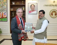 CM Mohan Yadav Receives French Consul General at Bhopal