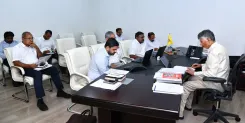 CM Naidu Activates Full Cyclone Response as Arnab Nears AP Coast