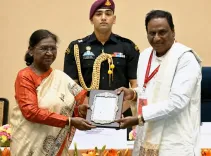 CM Naidu Congratulates Gummadi Gopalakrishna on Sangeet Natak Akademi Award