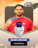 CM Naidu Hails Ajaya Babu's CWG 2026 Silver in Weightlifting