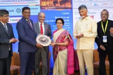 Is CM Naidu Celebrating His Wife's Dual Award Triumph in London?