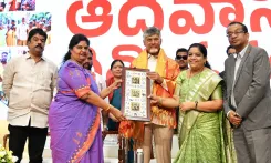 CM Naidu Marks World Tribal Day, Pledges Adivasi Uplift