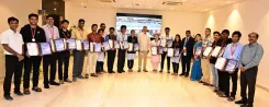 CM Naidu meets AP's 18 quantum skilling toppers from IIT-M
