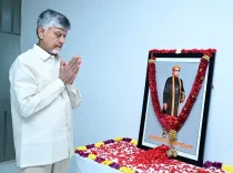 CM Naidu pays floral tribute to Agnikula Kshatriya reformer Ponnamanda Varma