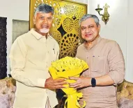 CM Naidu Wishes Union Minister Vaishnaw on Birthday