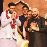 CM Nayab Saini attends Bhagwat Katha in Chandigarh, hails B Praak