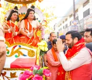 CM Nayab Saini attends Ramleela in Ladwa, greets Haryana on Dussehra