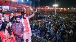 CM Nayab Saini attends Vijayadashami event in Rohtak