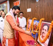 CM Nayab Saini Joins BJP's Partition Horrors Day Meet in Gurugram