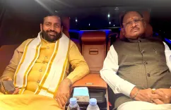 CM Nayab Saini Meets Chhattisgarh CM in Singapore