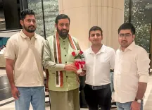 CM Nayab Saini Meets Haryana Youth in Singapore