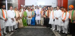 CM Nayab Saini Meets Newly Appointed Haryana BJP Office-Bearers