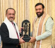CM Nayab Saini meets Penang Deputy CM in Chandigarh