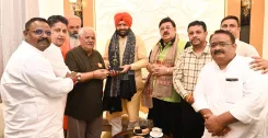 CM Nayab Saini visits Amritsar, meets families at Pawan Sodhi's residence