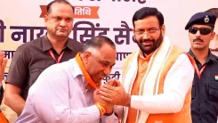 CM Nayab Saini Welcomes Valmiki Community From Punjab Into BJP