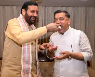 CM Nayab Saini Wishes BJP MLA Satish Fagna on Birthday