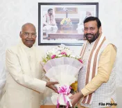 CM Nayab Saini Wishes Former President Kovind on Birthday