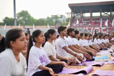 CM Nitish Kumar credits PM Modi for yoga's global rise