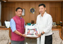 CM Pema Khandu bids farewell to Textiles Director Dorjee Phuntso