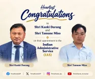 CM Pema Khandu Congratulates Two Arunachal Officers on IAS Appointment