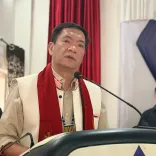 CM Pema Khandu flags Siang Valley water risks at Yingkiong meet