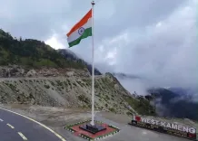 CM Pema Khandu hails 72-ft Tiranga at Sela Tunnel portal