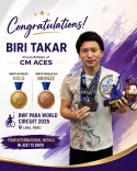 CM Pema Khandu hails Biri Takar's double medal haul at BWF Lima
