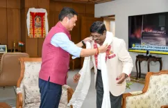 CM Pema Khandu Meets New RGU Vice Chancellor Shivaraj