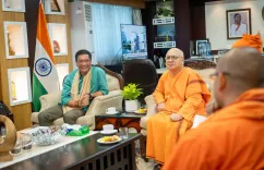 CM Pema Khandu: Ramakrishna Mission to open colleges in Aalo, Narottam Nagar