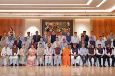 CM Rekha Gupta at 57th GST Council Meet in New Delhi
