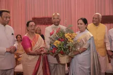 CM Rekha Gupta attends Kovind's birthday bhajan evening