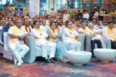 CM Rekha Gupta attends Mann Ki Baat 135th episode event in Delhi