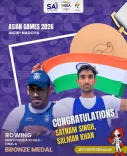 CM Rekha Gupta Hails India's Bronze in Men's Double Sculls