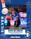 CM Rekha Gupta Hails Nithya Sre's Asian Para Games Silver