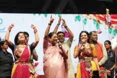 CM Rekha Gupta Hails Youth Spirit at Navratri Dandiya Night