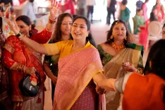 CM Rekha Gupta Hosts Hariyali Teej Milan at Janseva Sadan